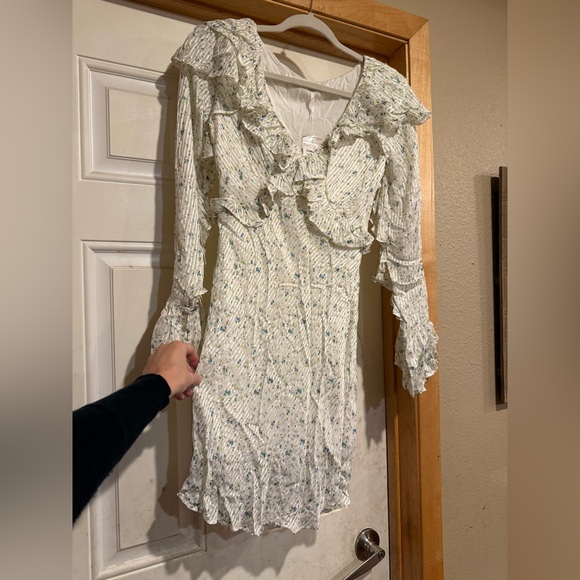 NWT Free People Sweetest Thing Ivory Floral Dress - Picture 7 of 16